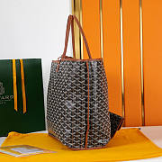 Goyard Anjou GM Bag Black Tan 40x20x34cm - 5