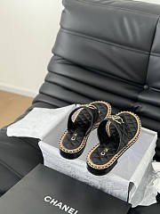 Chanel Black Slides 10 - 4