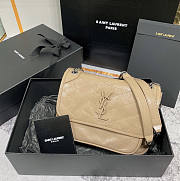 YSL Niki Baby Beige Bag 22x16x12cm - 1