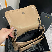 YSL Niki Medium Beige Bag 28x20.5x8.5cm - 6