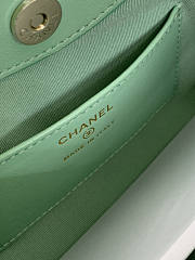 Chanel Nano 31 Green Bag 20.5x17.5cm - 5