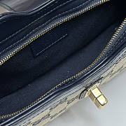 Gucci Moon Side Mini Shoulder Bag Blue 24x12x5cm - 6