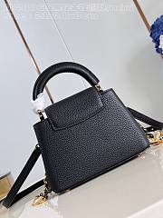 Louis Vuitton LV Capucines Black Bag 21x14x8cm - 5