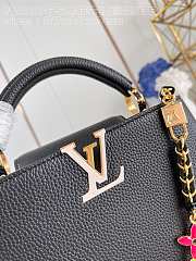 Louis Vuitton LV BB Capucines Black 27x18x9cm - 5