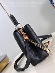 Louis Vuitton LV BB Capucines Black 27x18x9cm - 4