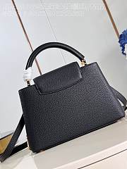 Louis Vuitton LV MM Capucines Black 31x20x11cm - 5