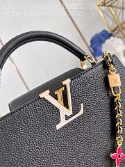 Louis Vuitton LV MM Capucines Black 31x20x11cm - 4