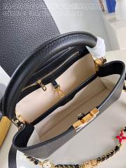 Louis Vuitton LV MM Capucines Black 31x20x11cm - 2