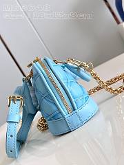 Louis Vuitton LV Alma Nano Bag Blue 18 x 12 x 8 cm - 4