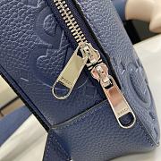 Gucci Jumbo GG Crossbody Bag Blue 19x29x7cm - 2