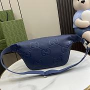 Gucci Jumbo GG Belt Bag Blue 28x18x8cm - 6