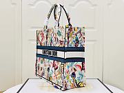 Dior Large Book Tote White Multicolor Fantastica 42 x 35 x 18.5 cm - 5