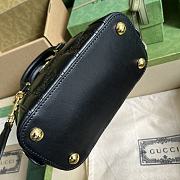 Gucci GG Matelassé Handbag Black 19x13x10cm - 5