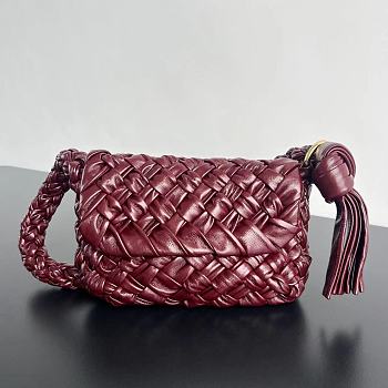 Bottega Veneta Kalimero Città Red Wine 25x18x5.5cm