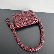 Bottega Veneta Kalimero Città Red Wine 25x18x5.5cm - 5