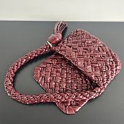 Bottega Veneta Kalimero Città Red Wine 25x18x5.5cm - 3