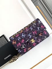 Chanel Medium Flap Bag Classic Bag 11.12 Fabric 25cm - 1