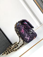 Chanel Small Flap Bag Classic Bag 11.12 Fabric 20cm - 3