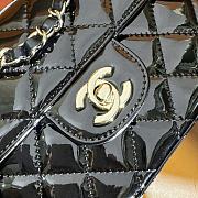 Chanel Mini Flap Bag Star Coin Mirror Black Metallic 12.5x19x5cm - 6