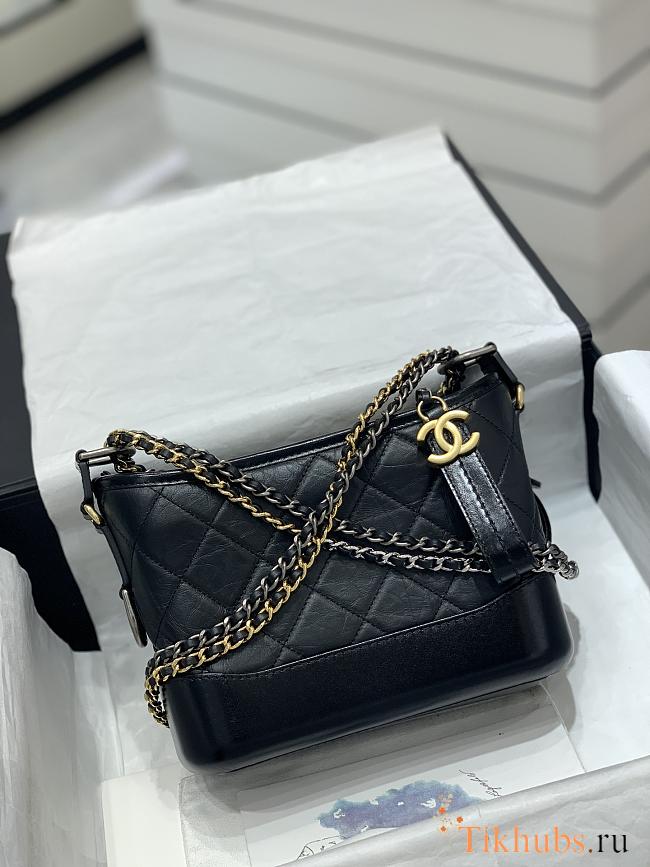 Chanel Small Bag Gabrielle Black 20cm - 1