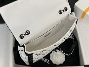 Chanel Medium 24P Flap Bag Sequin White Bag 25cm - 5