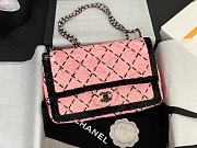 Chanel Medium 24P Flap Bag Sequin Pink Bag 25cm - 1