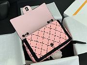 Chanel Medium 24P Flap Bag Sequin Pink Bag 25cm - 4