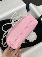 Chanel 22 Mini Bag White & Light Pink 20x19x6cm - 3