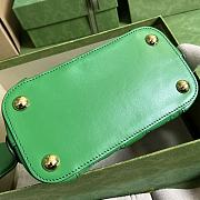 Gucci GG Matelassé Handbag Green 19x13x10cm - 5