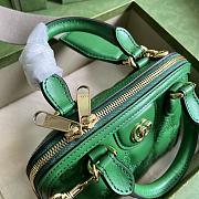 Gucci GG Matelassé Handbag Green 19x13x10cm - 3