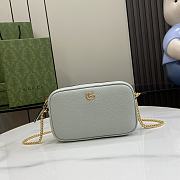 Gucci GG Marmont Mini Shoulder Bag Grey 18.5x11x4cm - 1