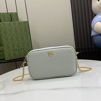 Gucci GG Marmont Mini Shoulder Bag Grey 18.5x11x4cm