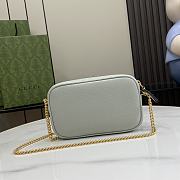 Gucci GG Marmont Mini Shoulder Bag Grey 18.5x11x4cm - 4