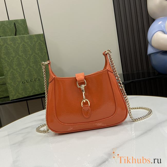 Gucci Jackie Notte Mini Bag Orange 19.5x18x3.5cm - 1