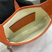 Gucci Jackie Notte Mini Bag Orange 19.5x18x3.5cm - 6