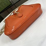 Gucci Jackie Notte Mini Bag Orange 19.5x18x3.5cm - 5