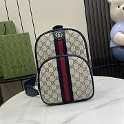 Gucci Ophidia GG Crossbody Bag Blue 26x19x4.5cm - 1