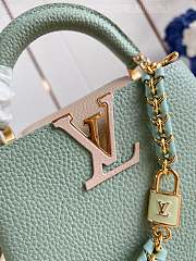 Louis Vuitton LV Mini Capucine Jade Green 21x14x8cm - 4