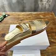 Dior Dway Slide Gold Calfskin - 2