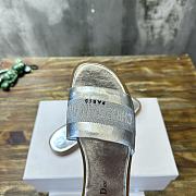 Dior Dway Slide Silver Calfskin - 3