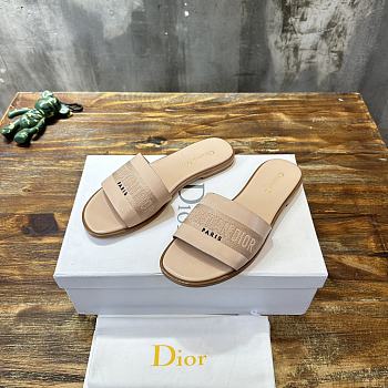 Dior Dway Slide Nude Calfskin