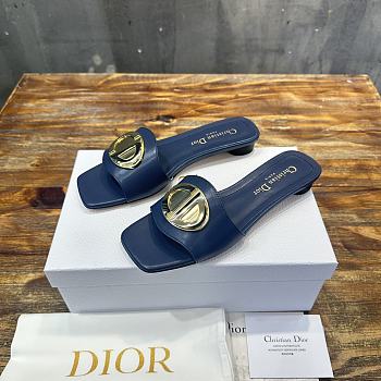 Dior Forever Heeled Slide Blue