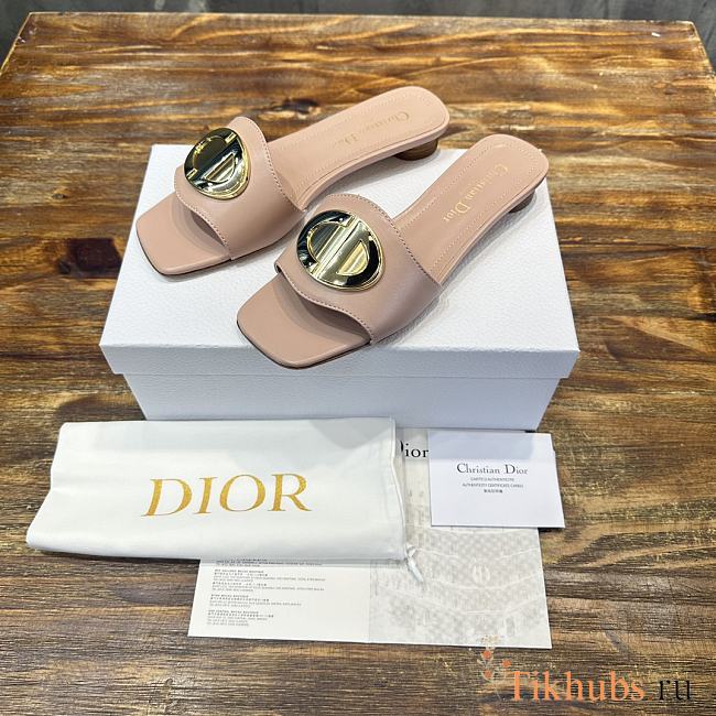 Dior Forever Heeled Slide Pink - 1