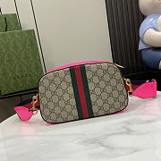 Gucci Ophidia GG Small Crossbody Bag Pink 24x15x17cm - 4