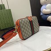 Gucci Small Ophidia GG Crossbody Bag Orange 24x15x7cm - 6