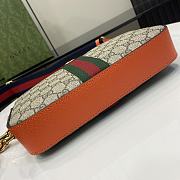 Gucci Small Ophidia GG Crossbody Bag Orange 24x15x7cm - 5