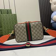 Gucci Small Ophidia GG Crossbody Bag Orange 24x15x7cm - 4