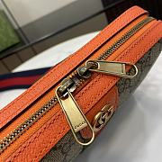 Gucci Small Ophidia GG Crossbody Bag Orange 24x15x7cm - 3