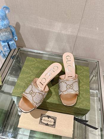 Gucci GG Mid-Heel Sandals 7.5cm