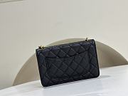 Chanel Wallet On Chain Woc Black Gold 19cm - 5